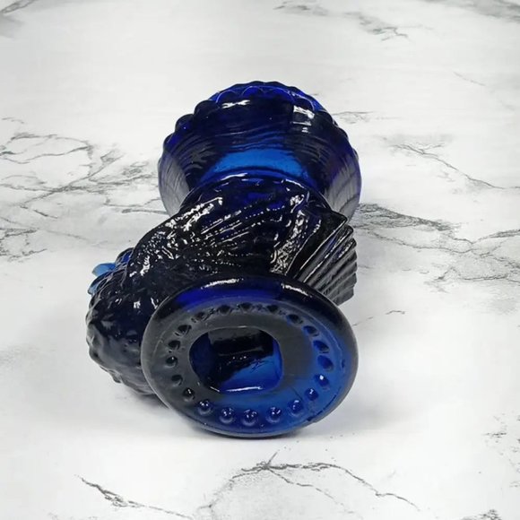 Degenhart Glass Bird Toothpick Trinket Paperweight Vintage - Picture 5 of 7